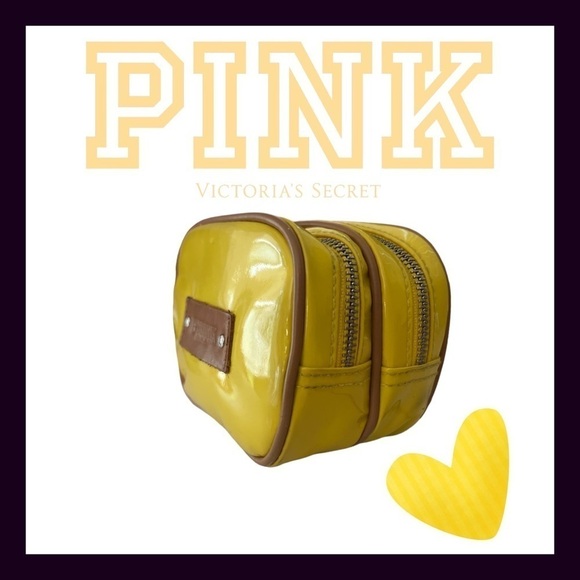 Vintage Victoria’s Secret Pink RARE Cosmetic Case Coin Pouch Wallet - Picture 4 of 7